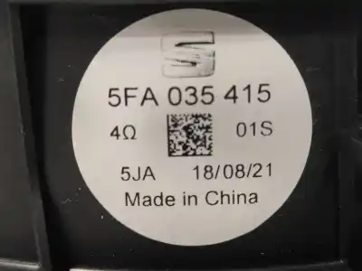 Second-hand car spare part speaker for cupra formentor km (fm6) oem iam references 5fa035415  
