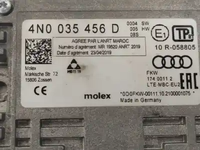 Peça sobressalente para automóvel em segunda mão módulo eletrónico antena por cupra formentor km (fm6) referências oem iam 4n0035456d  