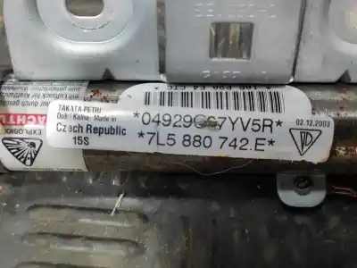 Автозапчасти б/у передняя правая подушка безопасности за porsche cayenne (typ 9pa) 4.5 v8 cat ссылки oem iam 7l5880742e  