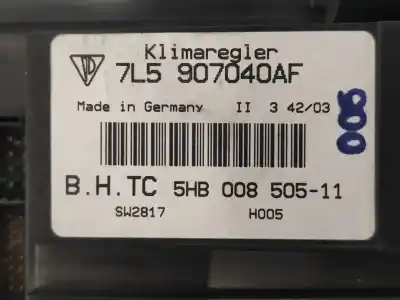 Автозапчасти б/у климат-контроль за porsche cayenne (typ 9pa) 4.5 v8 cat ссылки oem iam 7l5907040af 5hb00850511 