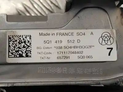 Second-hand car spare part steering column for seat ateca (kh7, khp) 1.6 tdi oem iam references 5q1419512d ep0916564b1 ep0000000b0