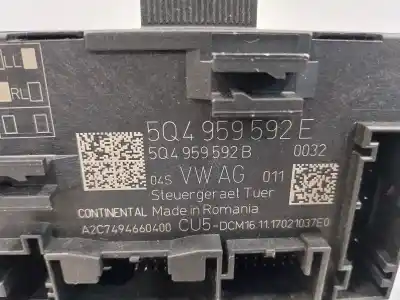 Автозапчастина б/у модуль комфорт для seat ateca (kh7, khp) 1.6 tdi посилання на oem iam 5q4959592e 5q4959592b a2c7494660400