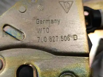 Pezzo di ricambio per auto di seconda mano baule / serratura del cancello per porsche cayenne (typ 9pa) 4.5 v8 cat riferimenti oem iam 7l0827506d  