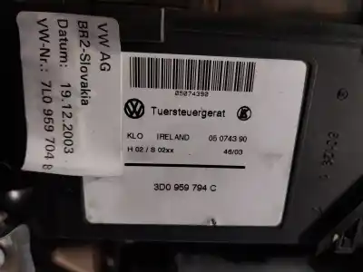 Pezzo di ricambio per auto di seconda mano alzacristalli posteriore destro per porsche cayenne (typ 9pa) 4.5 v8 cat riferimenti oem iam 3d0959794c 102236xxx 7l0959704b