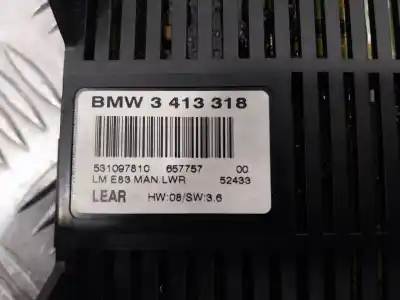 Second-hand car spare part light control unit for bmw x3 (e83) 3.0 d oem iam references 3413318 531097810 