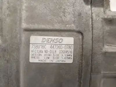 Second-hand car spare part air conditioning compressor for bmw x3 (e83) 3.0 d oem iam references 4472600780 7sbu16c 