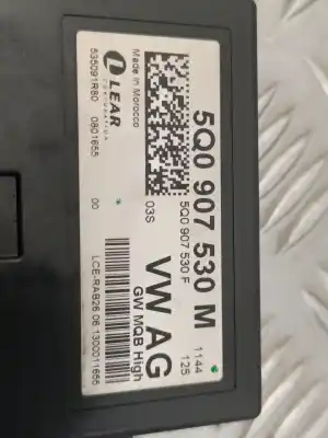 Автозапчастина б/у електронний модуль для seat leon sc (5f5) 2.0 tdi посилання на oem iam 5q0907530m 5q0907530f 535091r80