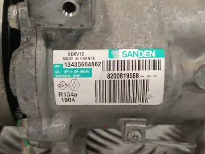 Автозапчасти б/у компрессор кондиционера воздуха за renault twingo ii (cn0_) 1.2 (cn0d) ссылки oem iam 8200819568 sd6v121904 