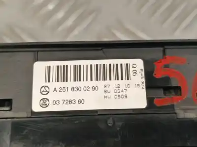 Recambio de automóvil de segunda mano de mando elevalunas delantero izquierdo para mercedes clase m (w164) ml 300 cdi be 4-matic (164.121) referencias oem iam a2518300290 03728360 