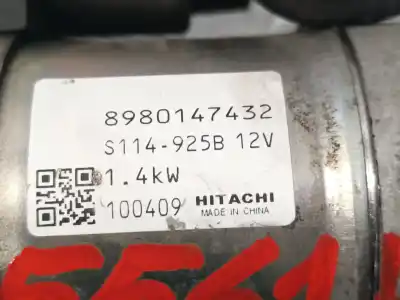 Peça sobressalente para automóvel em segunda mão motor de arranque por opel astra j (p10) 1.7 cdti (68) referências oem iam 8980147432 s114925b 