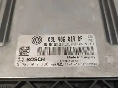Second-hand car spare part ecu engine control for seat exeo st (3r5) 2.0 tdi oem iam references 0281017138 03l906019df edc17cp14