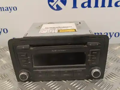 Peça sobressalente para automóvel em segunda mão sistema de áudio / rádio cd por audi a3 sportback (8p) 2.0 tdi ambiente referências oem iam 8p0035186p