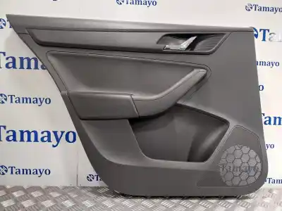 Автозапчастина б/у обкітка задніх лівіх дверей для skoda rapid (nh3, nk3, nk6) 1.6 tdi посилання на oem iam 5jh867023c Автозапчастина б/у обкітка задніх лівіх дверей для skoda rapid (nh3, nk3, nk6) 1.6 tdi посилання на oem iam 5jh867023c