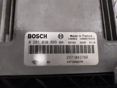 Second-hand car spare part ecu engine control for renault kangoo express 1.5 dci oem iam references 0281030899 237104376r 237104627r