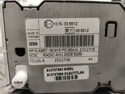 Автозапчастина б/у аудіо система / радіо cd для ford fiesta vi (cb1, ccn) 1.25 посилання на oem iam am5t18c815pg a12797868 a12797863
