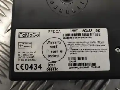 Second-hand car spare part electronic module for ford kuga (cbv) 2.0 tdci cat oem iam references 8m5t19g488dk  