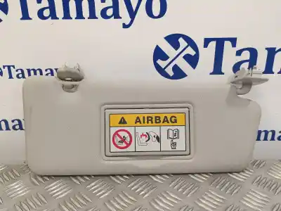 Second-hand car spare part right sunshade for renault clio iv 0.9 oem iam references 568142031