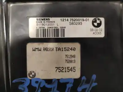 Second-hand car spare part ecu engine control for mini mini (r50,r53) one oem iam references s118012001l 7521545 1214752001901