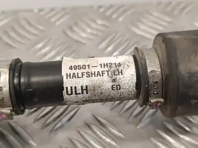 Peça sobressalente para automóvel em segunda mão transmissão dianteira esquerda por kia pro cee´d (ed) 1.6 crdi 90 referências oem iam 495011h211  