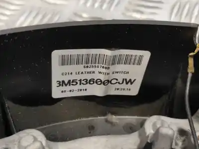 Second-hand car spare part steering wheel for ford kuga (cbv) 2.0 tdci cat oem iam references 3m513600cjw 6025568 