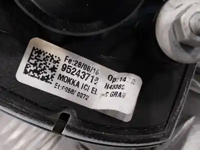 Peça sobressalente para automóvel em segunda mão espelho retrovisor esquerdo por opel mokka / mokka x (j13) 1.6 cdti 4x4 (_76) referências oem iam 95243716  