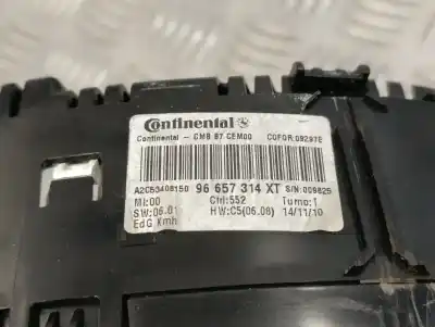 Peça sobressalente para automóvel em segunda mão quadrante por citroen c4 lim. 1.6 hdi fap referências oem iam 96657314xt a2c53408150 