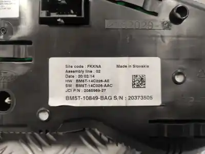 Peça sobressalente para automóvel em segunda mão quadrante por ford c-max (ceu) 1.0 ecoboost cat referências oem iam bm5t10849bag bm5t14c226ae bm5t14c226aac