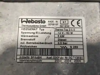 Second-hand car spare part full normal heating for bmw x5 (e53) 3.0 24v turbodiesel cat oem iam references 64128380998  