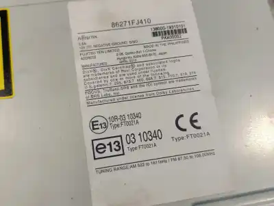 Pezzo di ricambio per auto di seconda mano impianto audio / radio cd per subaru xv 2.0 cat riferimenti oem iam 86271fj410  