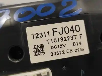 Second-hand car spare part climate control for subaru xv 2.0 cat oem iam references 72311fj040 t1018223t 