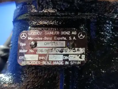 Second-hand car spare part complete engine for mercedes-benz mb 120 2.4d oem iam references 616963  