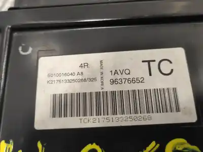 Автозапчасти б/у блок управления двигателем за daewoo kalos (klas) 1.2 ссылки oem iam 96376652  
