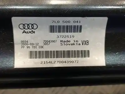 Автозапчасти б/у задний мост за audi q7 (4l) 3.0 v6 24v tdi ссылки oem iam 7l0500041  