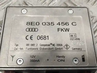 Second-hand car spare part antenna amplifier for audi q7 (4l) 3.0 v6 24v tdi oem iam references 8e0035456c  