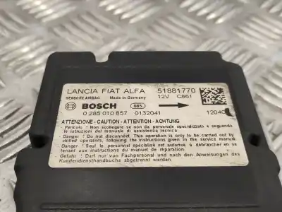 Second-hand car spare part airbag control unit for fiat doblo active oem iam references   