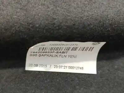 Автозапчасти б/у задний поддон за renault clio iv (bh_) 1.5 dci 90 ссылки oem iam 794209633f  