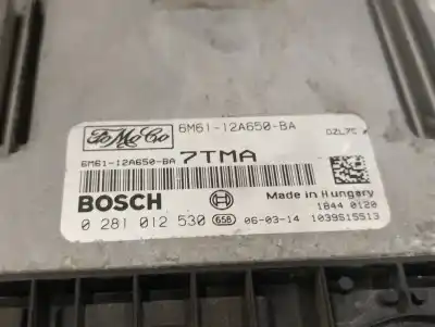 Second-hand car spare part ecu engine control for mazda 3 berlina (bk) 1.6 cd diesel cat oem iam references 0281012530 6m6112a650ba 6m6112a650ba7tma
