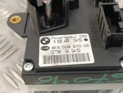 Peça sobressalente para automóvel em segunda mão módulo eletrônico por bmw serie 7 (e65/e66) 3.6 v8 32v cat referências oem iam 6935431 8es00827005 