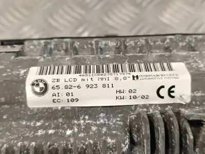 Second-hand car spare part multifunction display for bmw serie 7 (e65/e66) 3.6 v8 32v cat oem iam references 65826923811 8385449 