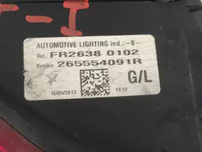 Автозапчасти б/у левый задний фонарь за renault clio iv (bh_) 1.5 dci 90 ссылки oem iam fr26380102  
