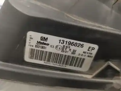 Second-hand car spare part left headlight for opel meriva 1.6 16v oem iam references 13196026 89313651 