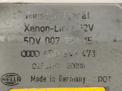 Peça sobressalente para automóvel em segunda mão balastro de xenon por audi a6 berlina (4b2) 2.8 referências oem iam 5dv00776015 4b0941471 