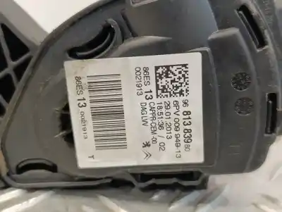 Автозапчастина б/у педаль акселератора для citroen c3 picasso (sh_) 1.6 hdi 90 посилання на oem iam 9681383980 6pv00994913 