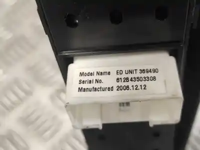 Peça sobressalente para automóvel em segunda mão botão / interruptor elevador vidro dianteiro esquerdo por kia cee´d 1.6 crdi cat referências oem iam 369490  