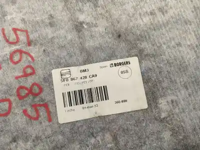 Автозапчастина б/у оббівка багажника для seat leon (5f1) 1.6 tdi посилання на oem iam 5f0867428  