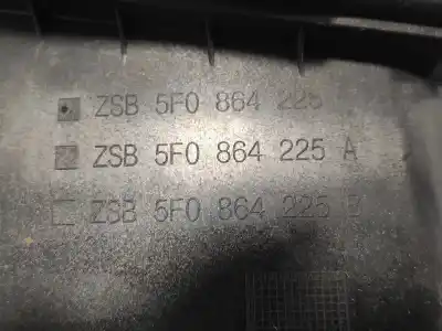 Pezzo di ricambio per auto di seconda mano modanatura per seat leon (5f1) 1.6 tdi riferimenti oem iam 5f0864225 5f0864225a 5f0864225b