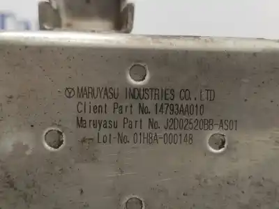 Pezzo di ricambio per auto di seconda mano raffreddatore egr per subaru forester s12 2.0 diesel cat riferimenti oem iam 14793aa010  