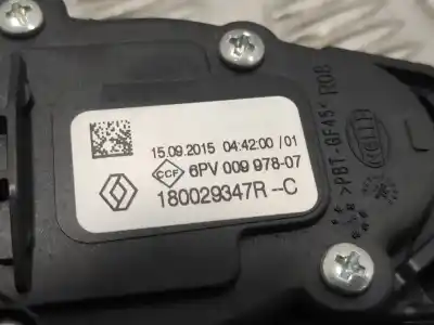 Автозапчасти б/у педаль газа за renault clio iv (bh_) 1.5 dci 90 ссылки oem iam 180029347rc 6pv00997807 