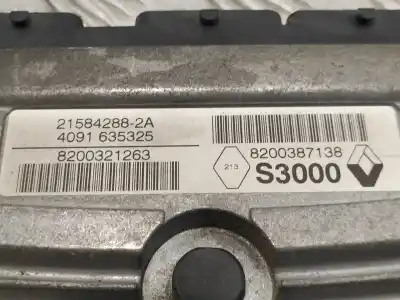 Автозапчасти б/у блок управления двигателем за renault scenic (ja..) 2.0 16v cat (f4r) ссылки oem iam 8200387138 215842882a 8200321263