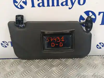 Peça sobressalente para automóvel em segunda mão para-sol direito por ford focus lim. black&red referências oem iam   